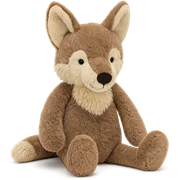 coyote jellycat stuffed plush sticker