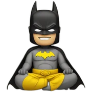 batman buddha sticker