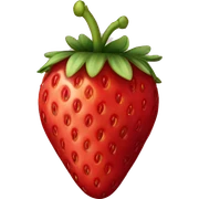 Strawberry sticker