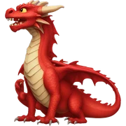 red dragon sticker