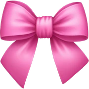pink bow sticker