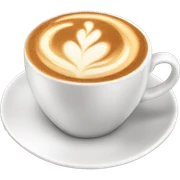 fancy cappuccino sticker