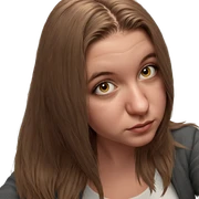 realistic portrait of girl sticker