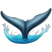 whale-tail sticker