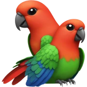 King parrot sticker