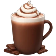 hot chocolate sticker
