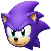 purple sonic sticker