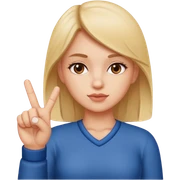A girl who doing the middle finger  sticker