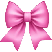 Pink bow  sticker