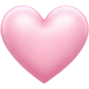 Baby pink heart sticker