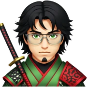 Daring Samurai sticker
