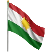 Kurdistan flag sticker