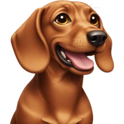 Dachsund emoji sticker