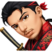 Daring Samurai sticker