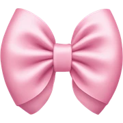 light pink bow on light pink bow sticker