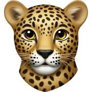 leopard heart sticker
