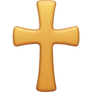 mini cross sticker