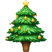 christmas tree sticker