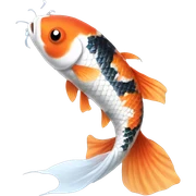 Koi fish sticker
