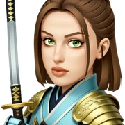 Elegant Samurai sticker