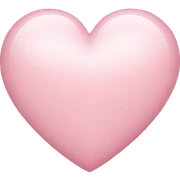Light pink heart  sticker