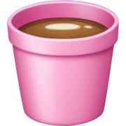 Pink cup sticker