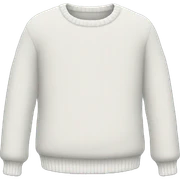 white sweater sticker