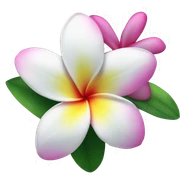 Plumeria  sticker