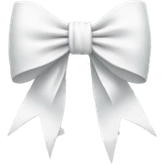 white bow sticker