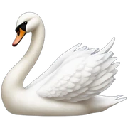 Swan sticker