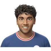smiling boy in blue shirt sticker