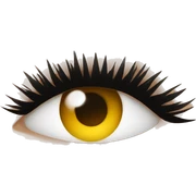 Lashes sticker