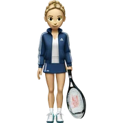 Adidas by Stella McCartney spring/summer 2009 tennis outfit sticker