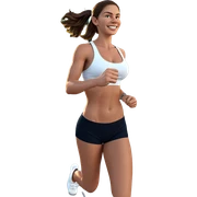 smiling girl in the sun sticker