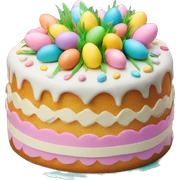 Easter cake sticker