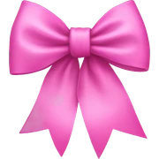 Pink bow  sticker