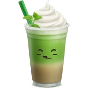 iced matcha latte sticker