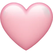 Light pink heart  sticker