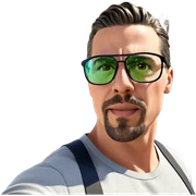 outdoor portrait of stylish male sticker