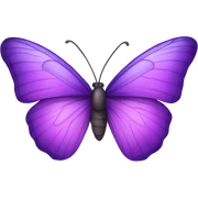 Borboleta roxa sticker