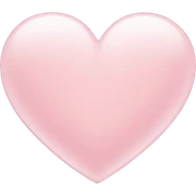 Light pink heart sticker