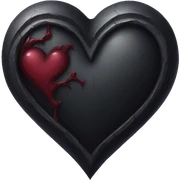 Gothic heart sticker