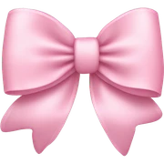 pastel pink bow sticker