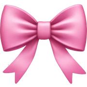 Pink bow  sticker