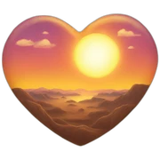 Heart sun  sticker
