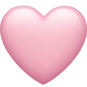 pastel pink heart sticker
