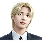 blonde girl in white shirt sticker