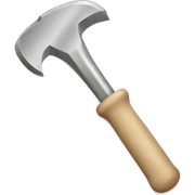 Beige tools sticker