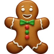 gingerbread sticker