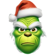 Grinch sticker